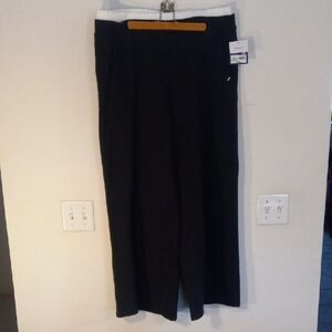 JoyLab Black Joggers with White Waistband